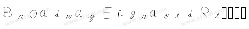 Broadway Engraved Re字体转换